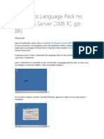 Instalando Idioma Português no Windows Server 2008 R2