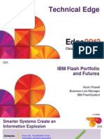 IBM® Edge2013 - IBM Flash Portfolio and Futures