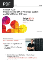 IBM® Edge2013 - Introduction to IBM XIV Storage System