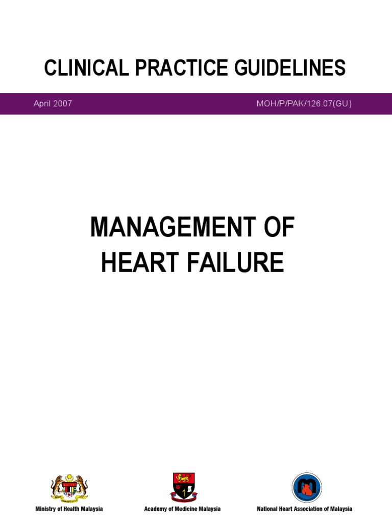 Heart Failure Management Guidelines Malaysia | PDF