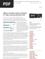 G1 – Segurança digital – Altieres Rohr » ‘Mitos e verdades’ sobre o endereço IP_ saiba o que ele diz sobre você » Arquivo