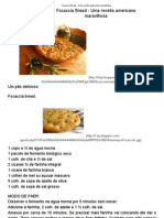Focaccia Bread - Uma Receita Americana Maravilhosa PDF