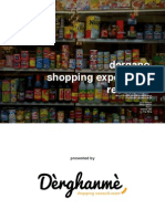 Field and Desk Analysis about Shopping in Dergano