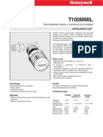 Honeywell T100MMIL-katalogový List