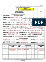 Model de Cerere Completata Pentru Studii in Romania