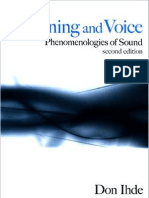 Idhe Listening Voice Phenomenologies