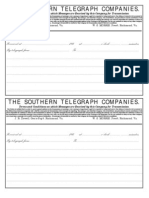 The Southern Telegraph Companies.: J. R. Dowell, Gen's Sup't. Richmond, Va. W. S. MORRIS, Pres't, Richmond, Va