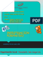 INVESTIGACIÓN  FORMATIVO III