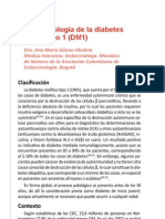 Fisiopatologia de La Diabetes Mellitus Tipo 1 AM Gomez