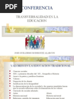 Transversalidad en La Educacion