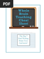 Whole Brain Cheat Sheet