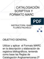 Curso Catalogación Descriptiva y Formato MARC Presentación (Ifp)