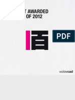 100 Most Awarded Adverts of 2012