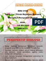 B) Fitrah Kejadian Manusia (Perspektif Biologi)