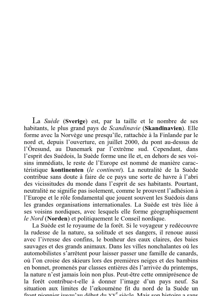 Parlons Suedois | PDF | Suède | Monarchie