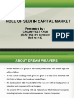 Role of SEBI in regulating capital markets