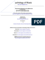 Gabrielsson, A. (2003) - Music Performance Research at The Millennium. Psychology of Music, 31 (3), 221-272