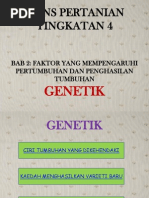 Genetik, Sains Pertanian Tingkatan 4 