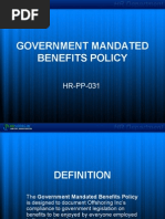 Download Government Mandated Benefits Policy by Ninoyz SN16089482 doc pdf