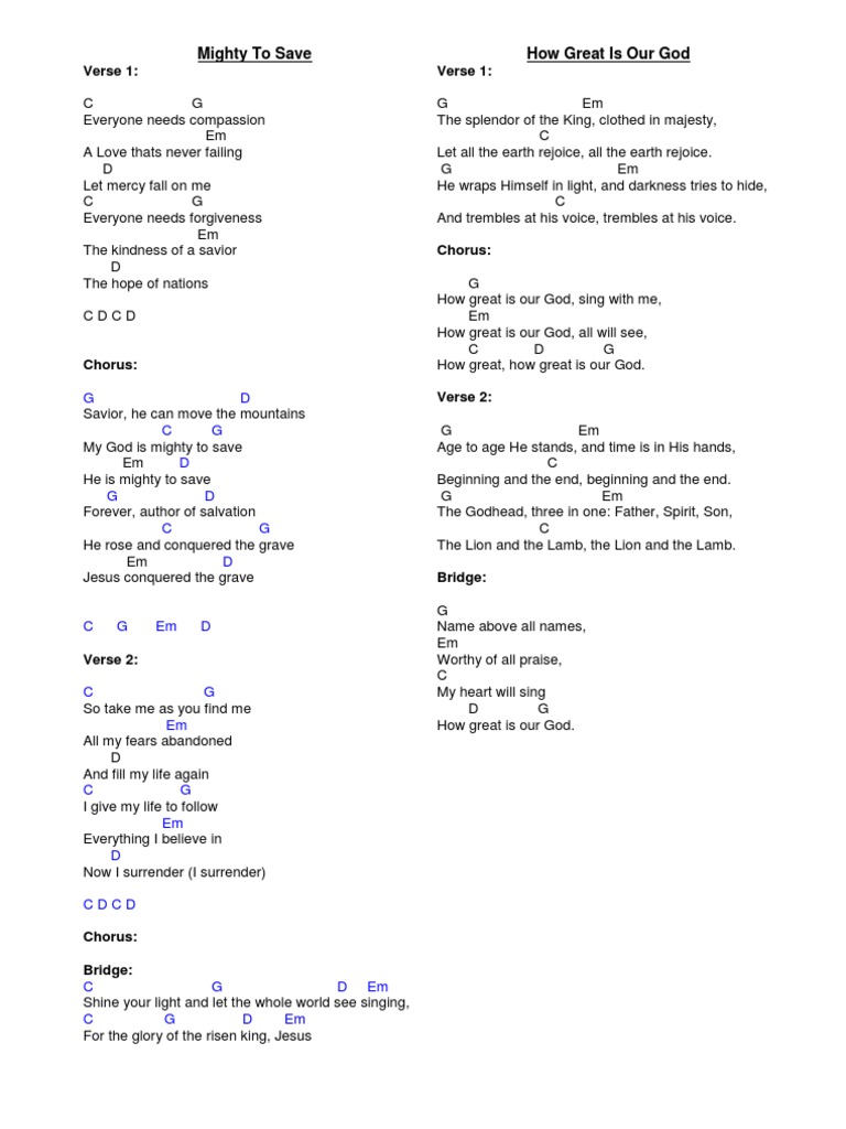 Chords | PDF | Lamb Of God | Jesus