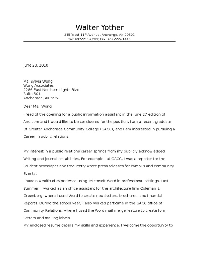 Application for Public Information Assistant | PDF | Politics | Social ...
