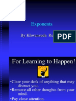 Exponents: by Khwansuda Runrana