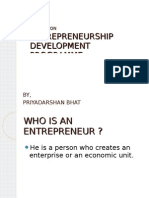 Entrepreneurship Development Programm