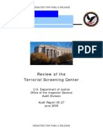 Terrorist Screening Center 