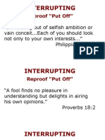 Interrupting