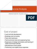 Financial Analysis: PRESENTED BY: Pratibha Kothari