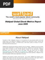 Download Wattpad Global eBook Metrics Report June 2009 by Wattpad SN16093460 doc pdf