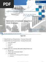 Ess2013 It01 Le Optimization of Container Networks in Inland Waterways 2