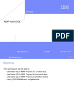 Chapter 11_ABAP Native SQL