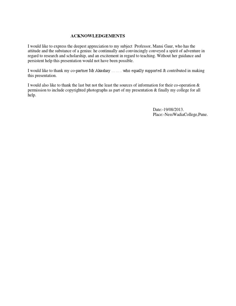 Acknowledgements | PDF