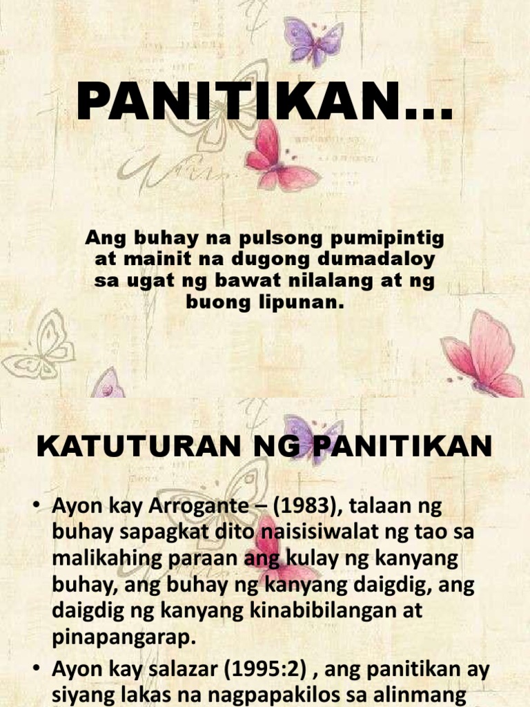 PANITIKAN | PDF