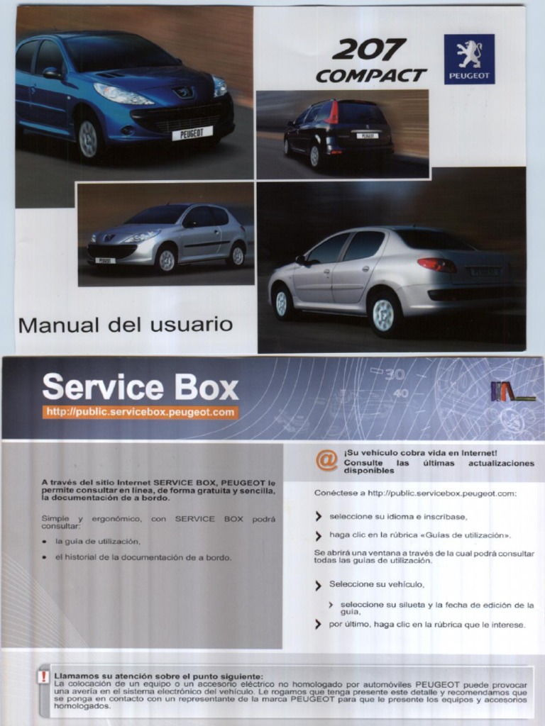 Manual De Peugeot 207 Compact