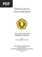 Download Tugas Akhir Penumuan Hukum Nenek Minah by Tri Agustina Rahayu SN160943811 doc pdf
