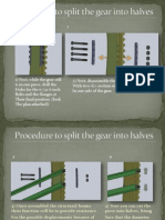 Procedure to split the gear into halves.pptx