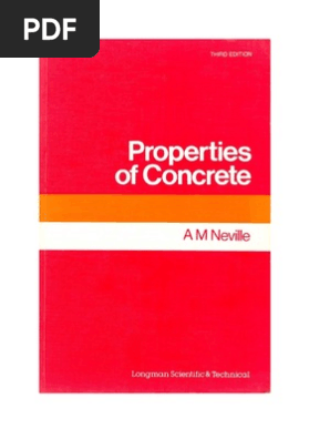 洋書 Properties of Concrete Fourth Edition Properties of Concrete: Fourth and Final Edition: Neville