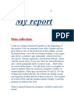 My Report: Data Collection