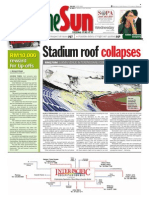 Thesun 2009-06-03 Page01 Stadium Roof Collapses