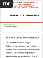 Primeira Lei Da Termodinamica