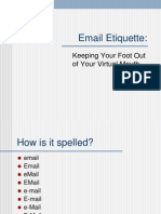 Email Etiquette