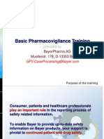 Basic Pharmacovigilance Training Slides