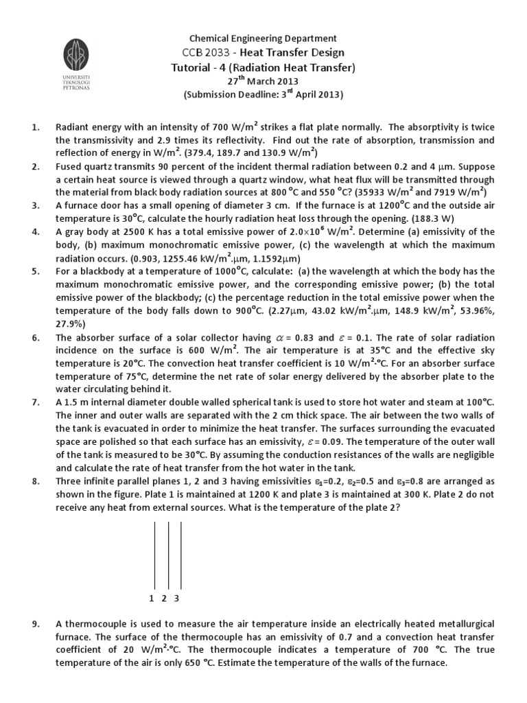 Radiation Heat Transfer Tutorial Guide | PDF | Heat Transfer | Radiation
