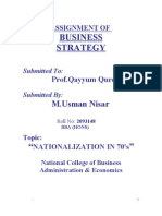 Usman Business Strategy