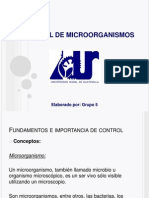 Control de Microorganismos, V 250413
