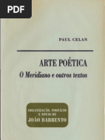 150856253 CELAN Paul Arte Poetica O Meridiano e Outros Textos PDF