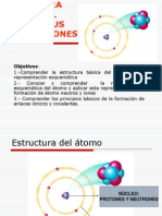 Estructura Basica Del Atomo y Sus Interacciones