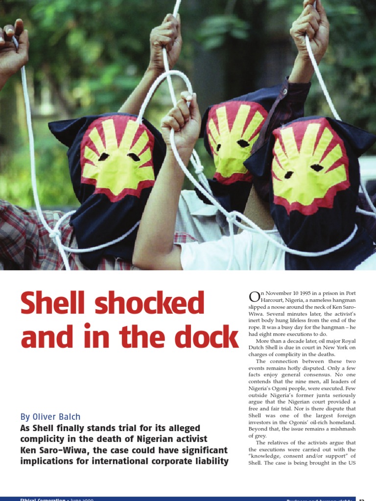 ATCT - Wiwa Vs Shell | PDF | Virtue | Government Information